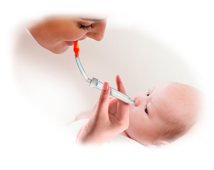 Baby NasaKleen - Nasal Aspirator In Use